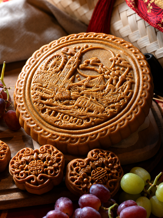 XIHOME - Giant Mooncake gift set - 2 pcs